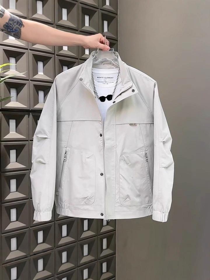 Men's Spring Fashion Workwear Lapel Jacket: Versatile, Casual, Outdoor Mountaineering Style