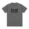 Charli Xcx with Special Guest Shygirl T-Shirts Brat Album Vintage T Shirt Men_Women Clothing Oversized Unisex Harajuku High Quality