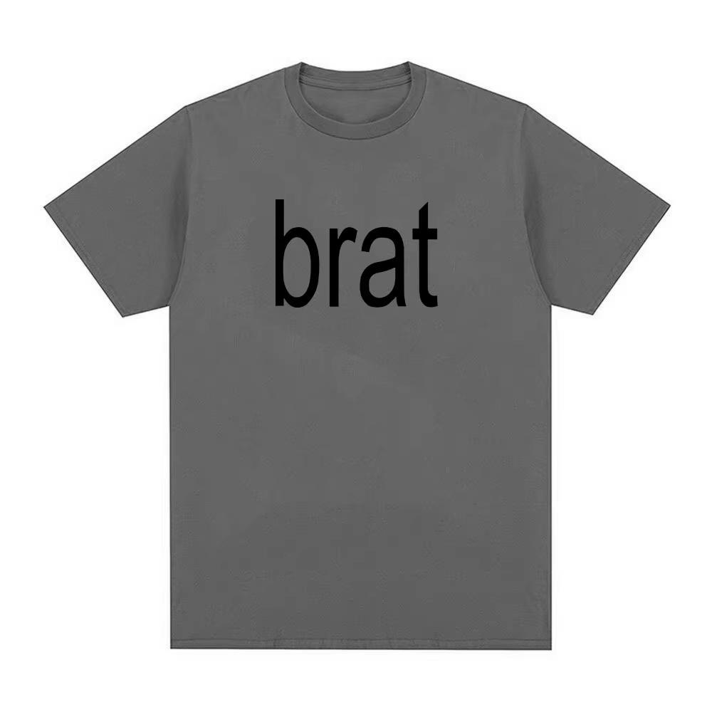 Charli Xcx with Special Guest Shygirl T-Shirts Brat Album Vintage T Shirt Men_Women Clothing Oversized Unisex Harajuku High Quality