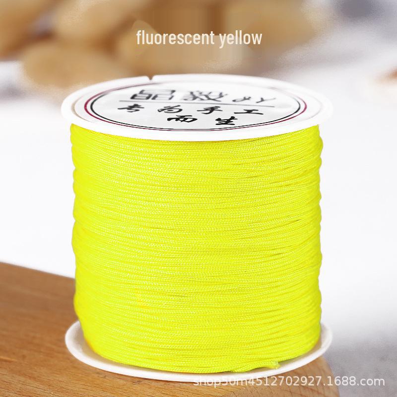 Taiwan Jade Line No. 72: 50m Hand-Woven DIY Rope for Jewelry and Beading