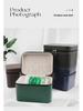 Multi-Bracelet Jewelry Storage Box with Ring, Necklace, and Bracelet Display