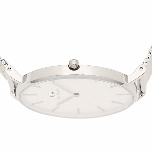 Daniel Wellington Petite 36mm Unisex Quartz Watch for Men and Women, Silver (DW00600306)