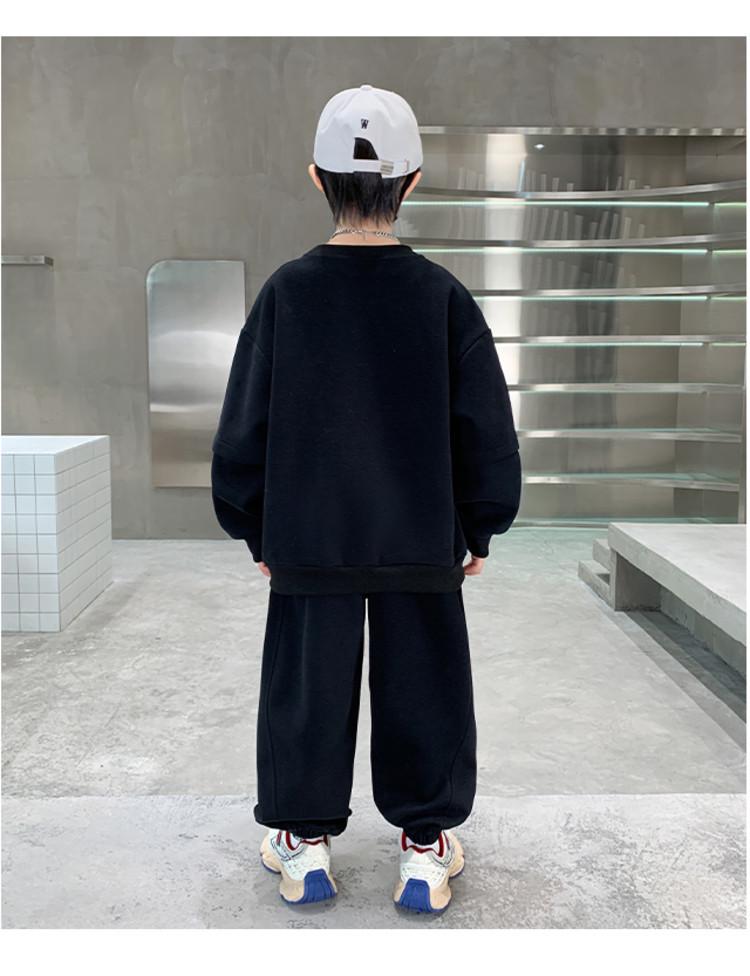 Klučičí sportovní podzimní dvoudílná souprava 2025 - Cool styl pro velké kluky