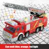 Mini Simulation Aerial Ladder Truck Model Vehicle Fire Fighting Car Kid Child ToyFire Fighting Car