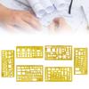 Landscape Templates Ruler Set Architecture Plastic Measuring Symbols Stencil Geometry Measuring Bathroom and Kitchen Floor