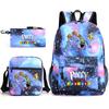 Poppy's Game Time Starry Sky Elementary School Bag Nightmare Animal Large Capacity Backpack Three-piece Set