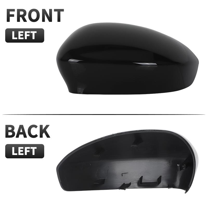 Door Side Rearview Wing Mirror Cover For Fiat 500 500C GRANDE PUNTO 595 ABARTH 695 2007- Mirror Cap Trim 735452185 735452186