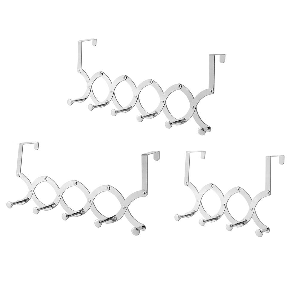 Adjustable Clothes Hanger Stainless Steel Hook As Shown In The Picture Compact Storage Solution Long-lasting Durability