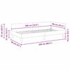 Corner Bed Frame Black 90 X 200 Cm Fabric