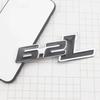 vplrc1 3D Metal 6.2L Logo Car Rear Boot Trunk Emblem Badge Sticker For Ford Raptor F150 Hummer H2 Chevrolet C7 Camaro Dodge Challenger