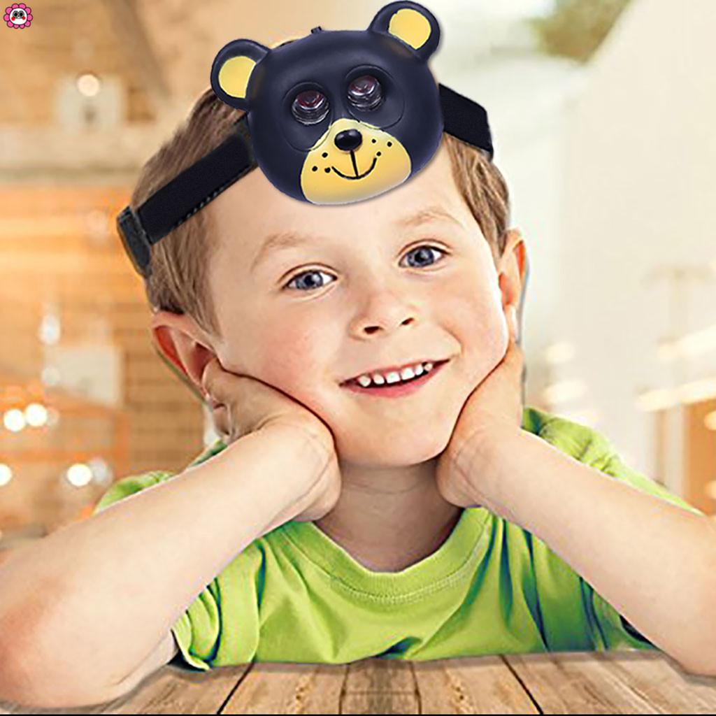 

Бесценный детский детский новинка животное вспышка светодиодный головной фонарь чёрный