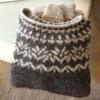 Women's Round Neck Long Sleeve Fair Isle Knit Sweater Regular Fit Casual Pullover Top