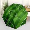 1 pièce Parapluie Pliant Automatique Design Terrain de Football, Conception Pliante en Trois Parties Portable avec Cadre en Fer, Cadeau Parfait pour les Fans, les Voyageurs, Usage Quotidien, Idéal pour O