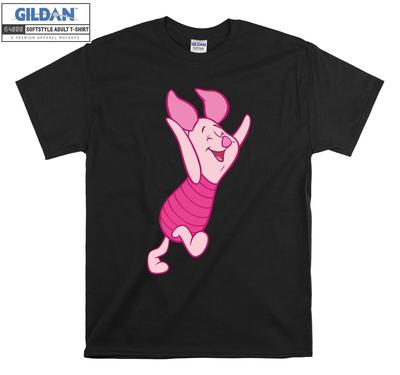Winnie The Pooh Maglietta Carino Pimpi Felice Maglietta Uomo Donna Unisex T-shirt 5617