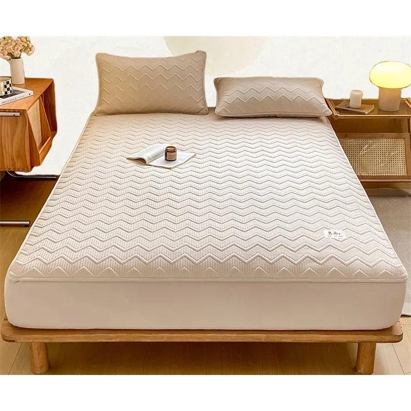 Class A Soybean Quilted Bed Sheet Thickened Dustproof Bedspread Simmons Protective Cover Pure Cotton Mattress Cover