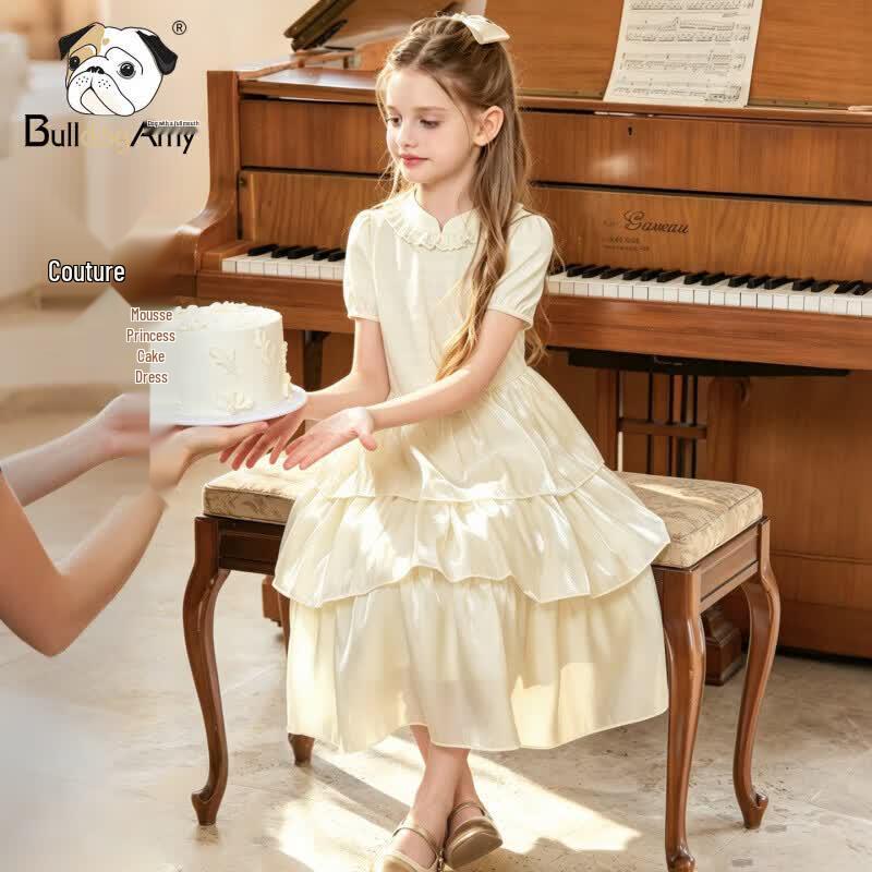 CHANZUIGOU Girls  Mousse Cake Princess Dress 160 cm
