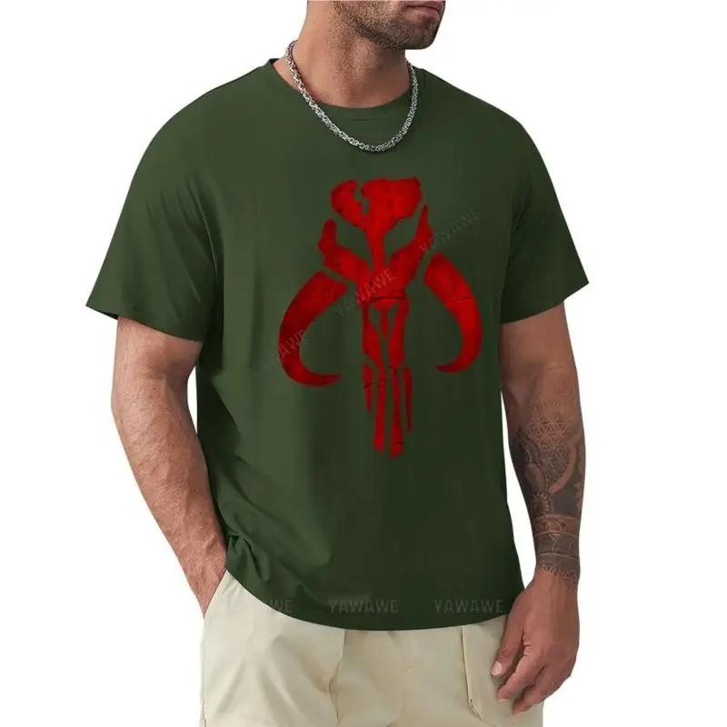 Mando Logo Red T-Shirt Sweat Shirts Short Sleeve Aesthetic Clothes Customized T Shirts Men T Shirt