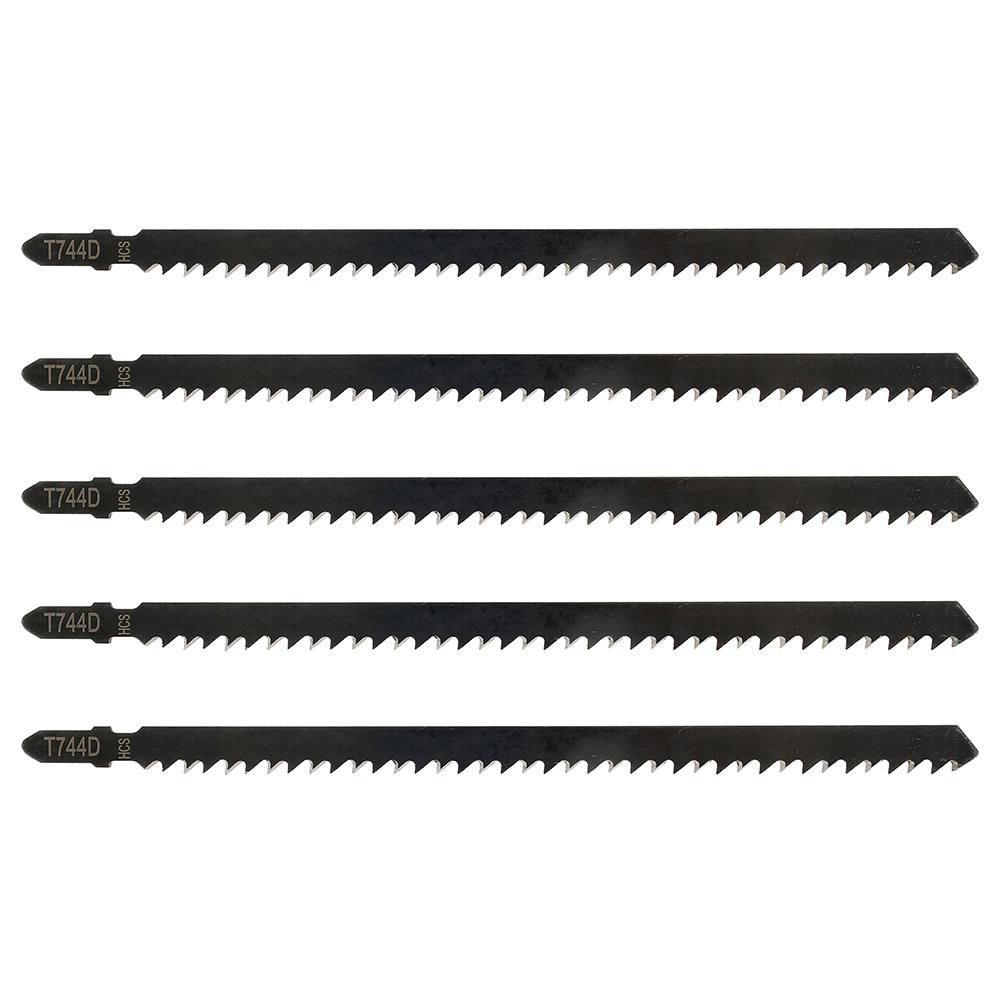 

20/5 шт T744d лезвия для лобзика Т-образный хвостовик Hcs Ассорти лезвий для лобзика для быстрой резки дерева, пластика, ДСП, ДВП