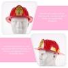 Fireman Hat Fireman Safety Helmet Makeup Toys Fireman Hat Toy Simulation Fireman Hat  Game Players