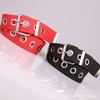 New Hollow Air Eye Belt Nylon Canvas Belt, European Version of Personalized Fashion Women's Decorative Belt