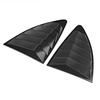 2pcs Rear Window Louvers Spoiler Carbon Fibre Texture Fit for Subaru BRZ 2013 2019
