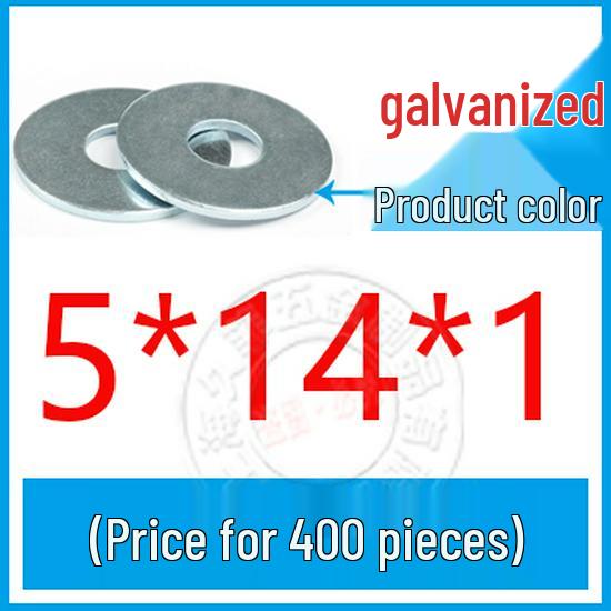 GB96-85 Carbon Steel Galvanized Thickened Oversized Flat Washer, Sizes M3-M20