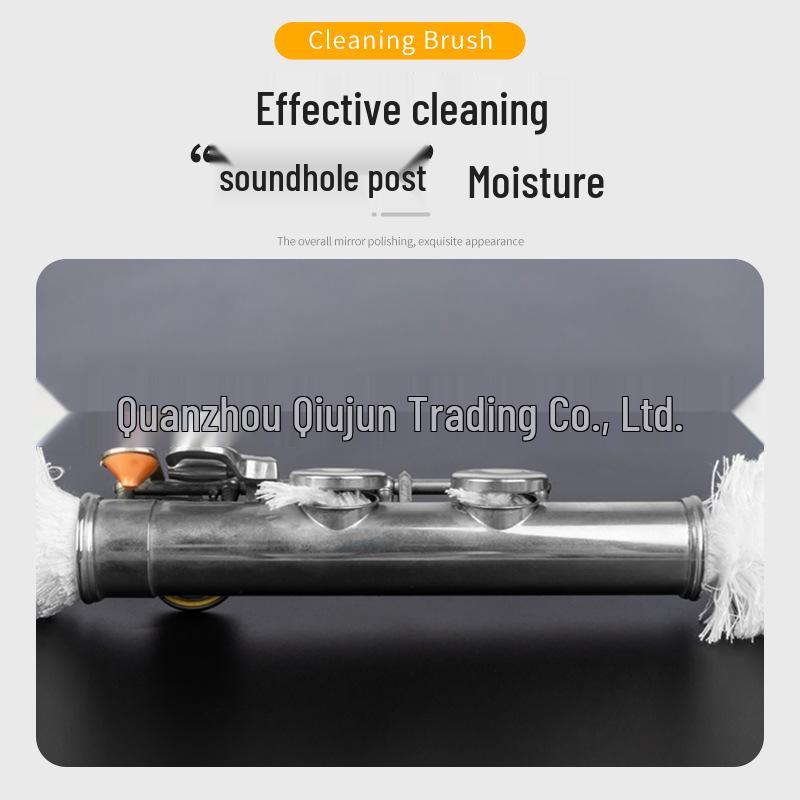 Flute & Clarinet Mouthpiece Cleaning Brush with Washable Cotton Thread