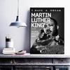Inspirational Martin Luther King Jr. Quote Wall Art Canvas Print African American Hero MLK Wall Decor Black History Month Poster for Office or Room