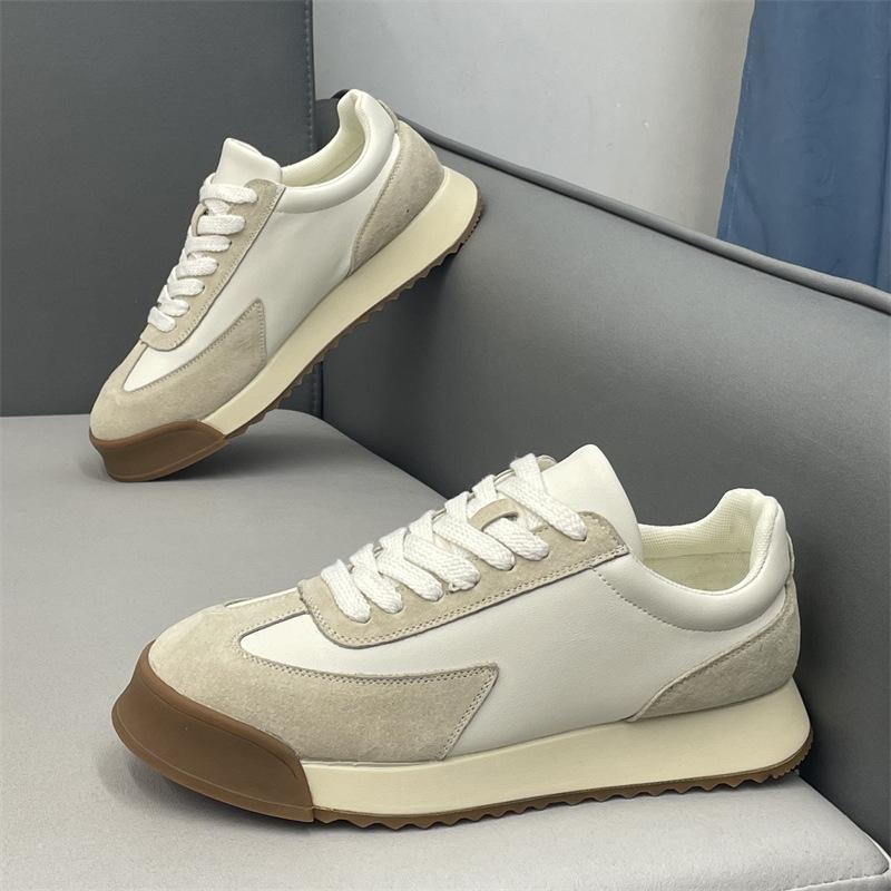 Board shoes new leather soft sole breathable shoes sports and leisure German shoes bc