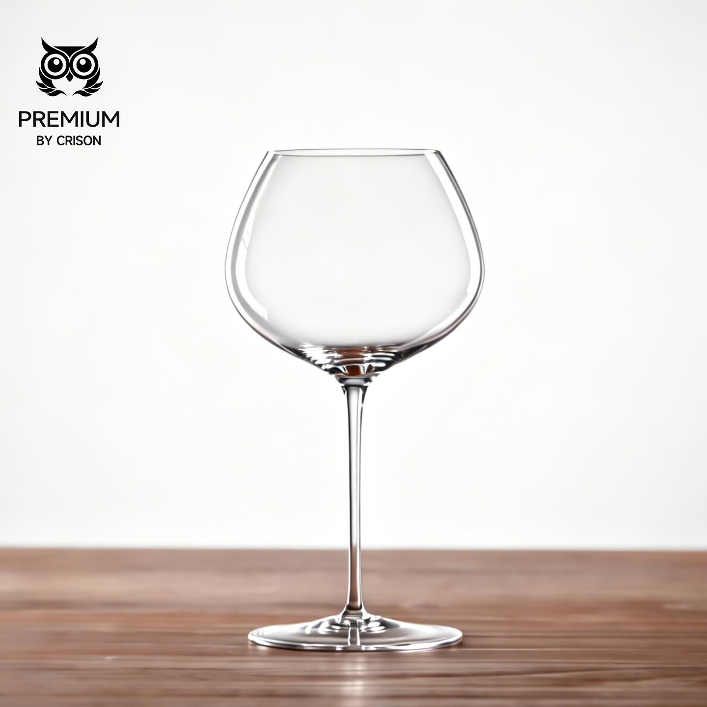 PREMIUM BY CRISON Lead-Free Crystal Wine Glass Burgundy Red Wine Glass Large Capacity Stemmed Cup China Mainland