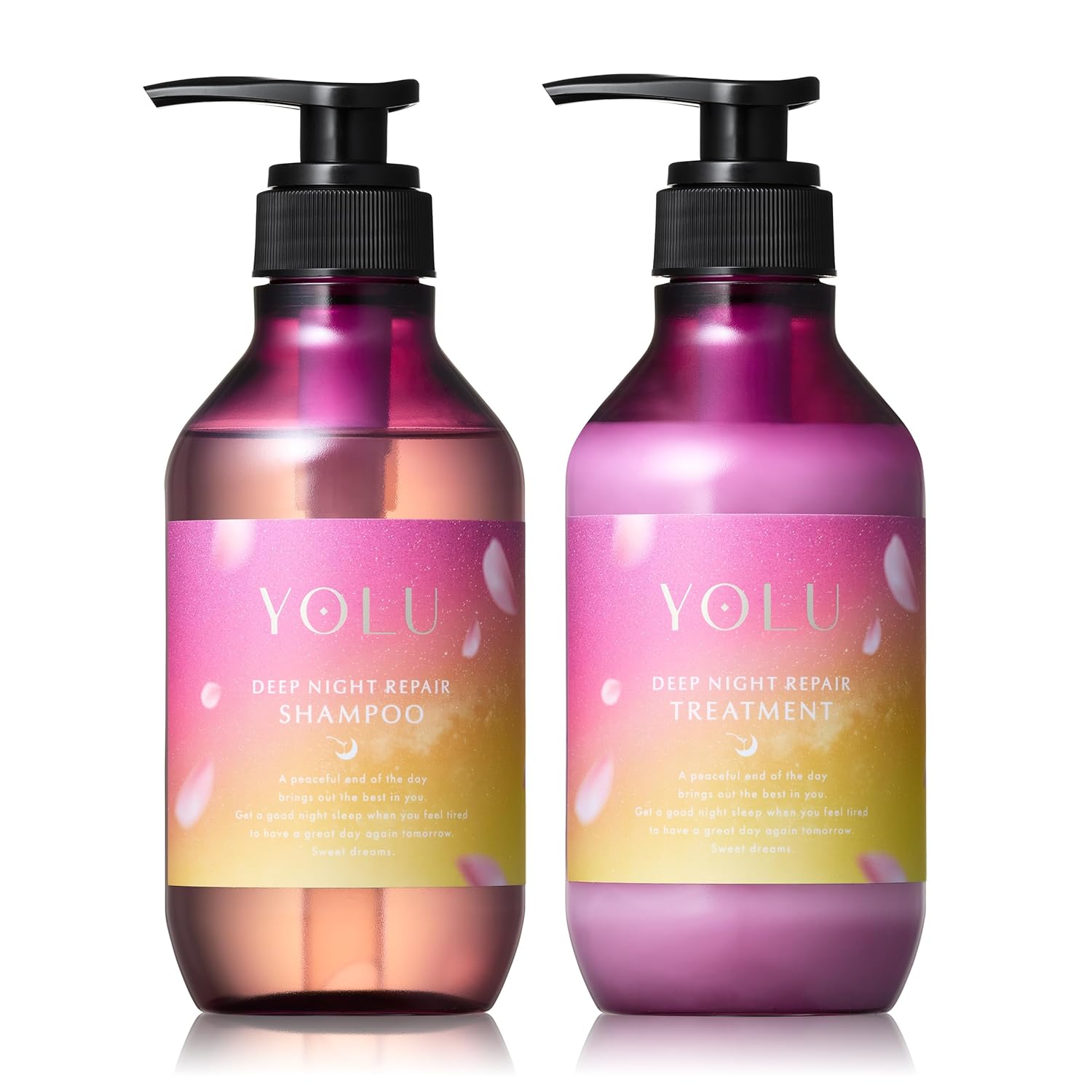 Spring Limited Edition YOLU Yoru Treats Deep Night Repair Shampoo Treatment Set Nighttime Beauty Dryness Moisture Damage Care