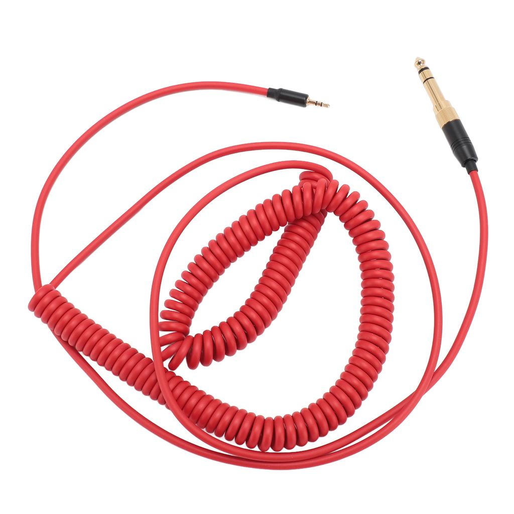 Coiled Headphone Cable Gold Plated Connector Replacement Headset Sound Cord for NC700 QC45 QC35 QC25 OE2 OE2i SoundTrue