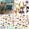 Animal Set 53 Pieces Of Wild Animals Ocean Insects Farm Dinosaurs Simulation Small Animal Models For Children Characters)