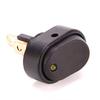 2Pcs 3 Pin Led Lighted On Off Switch Toggle Switch 12V 30A Oval Rocker Switch For Automative Car Rv Marine Boat