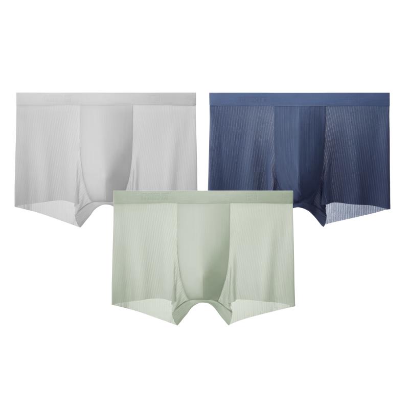 Bananain 311 Cool Air Ice Silk Herren Boxer Briefs (3 Pack)