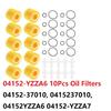10Pcs Car Engine Oil Filters Set 04152-YZZA6 for Toyota Corolla Prius C-HR 2.0L Pontiac Vibe 2009-2010 04152YZZA6 04152-37010