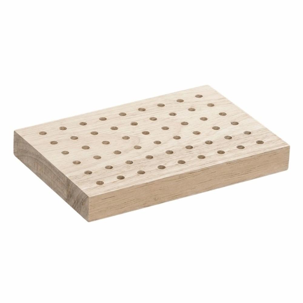 

Jewelry Stand Ultra-light Drying Stand 54/65 Slots Stall Wooden Base DIY Storage Board Gift 54 Slots