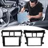 Console Gap Filler 9 Inch Car Radio Fascia Frame for Toyota Vios 2008, Navigation Dashboard Accessory Panel Frame, Stereo Install Bezel Trim,