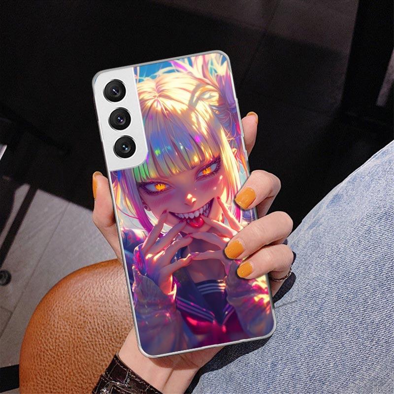 Himiko Toga My Hero Fashion Phnoe Case for Samsung Galaxy S26 S25 Edge S23 S24 Ultra S22 Plus S21 S20 FE Unique Cover Soft Coque