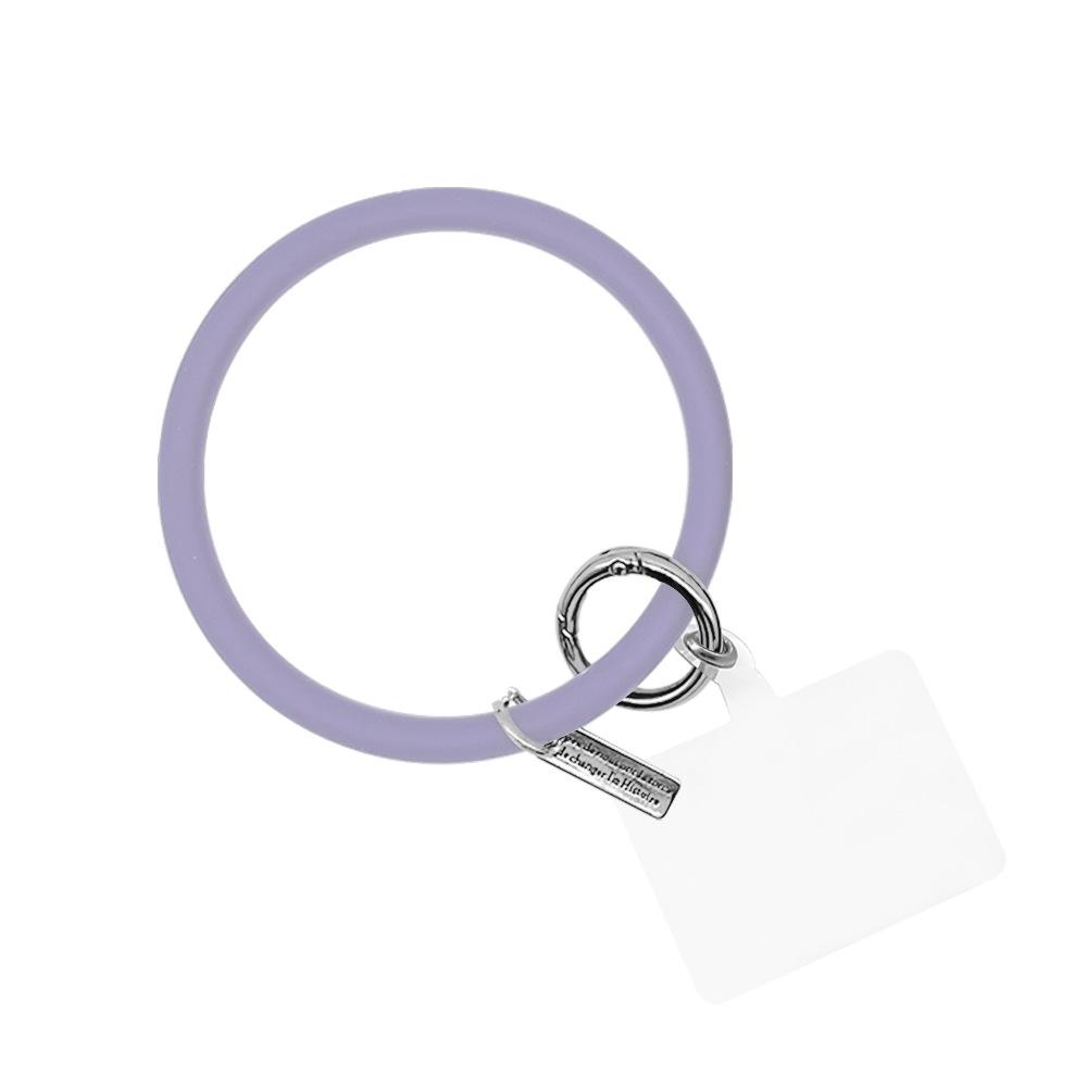 1 szt. Silikonowa bransoletka w kształcie serca, smycz do telefonu komórkowego, przenośny uchwyt na brelok zapobiegający zgubieniu, sznurek na nadgarstek chroniący telefon komórkowy przed upadkiem