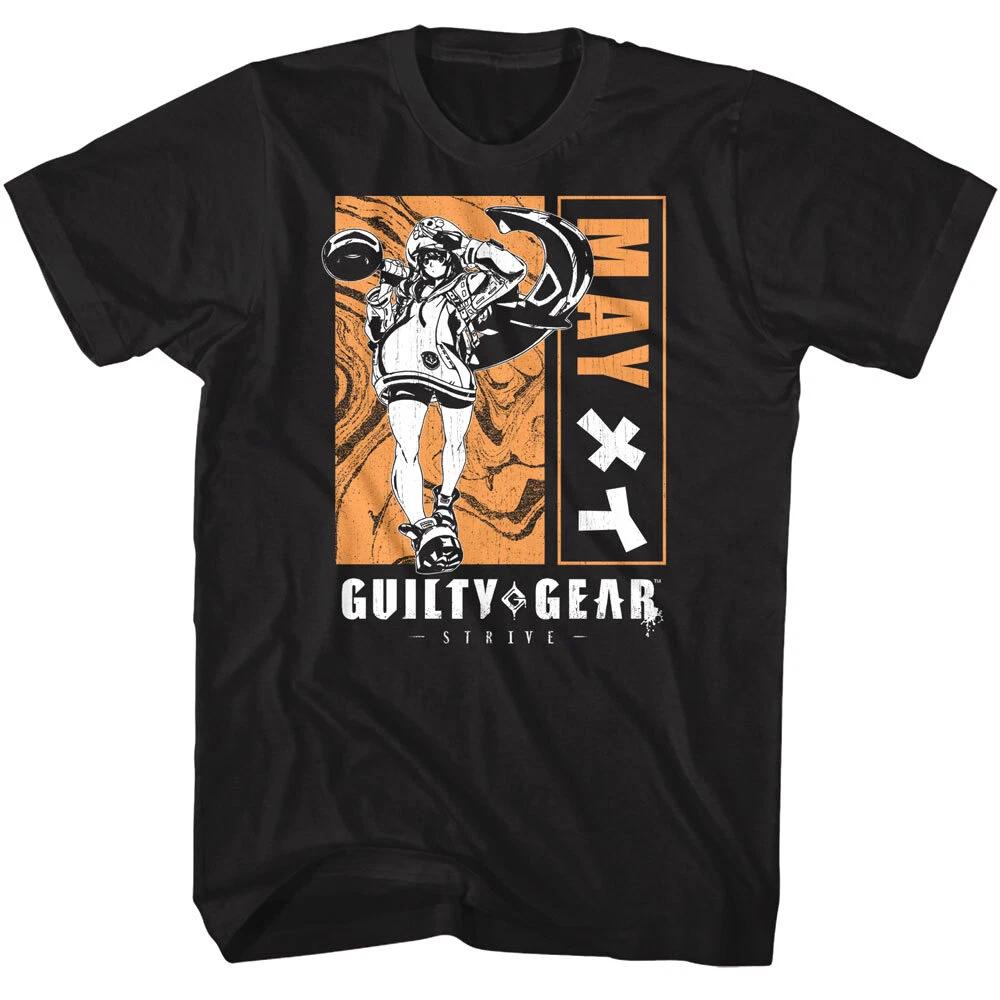Guilty Gear Strive May Men s T Shirt Anime Characters Arc Video Game S