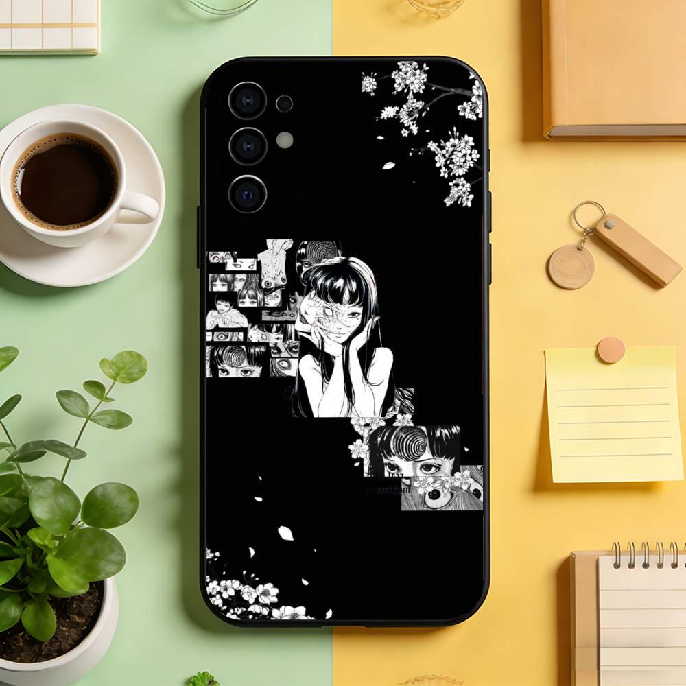 Tomie Kawakami  Phone Case Black Silicone Soft For Samsung S25,S24,S21,S22,S23,S30,Ultra,S20,Plus,Fe,Lite