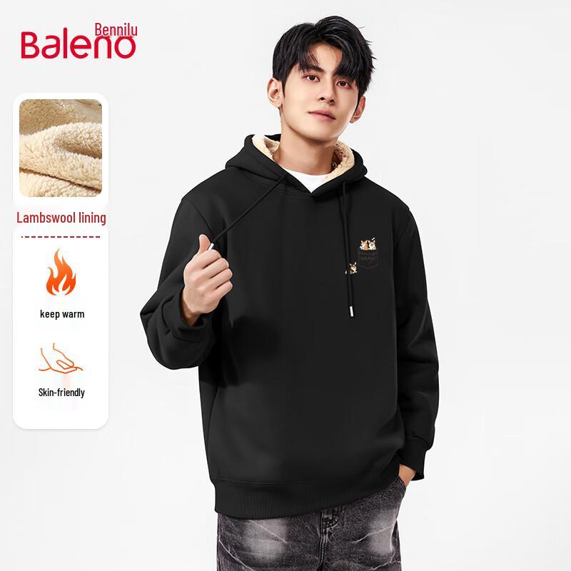 Baleno Men s Corgi Pocket Fleece Hoodie 2XL