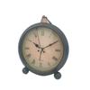 Metal Silent Alarm Clock Retro Creative Bedside Clock Silent with Light