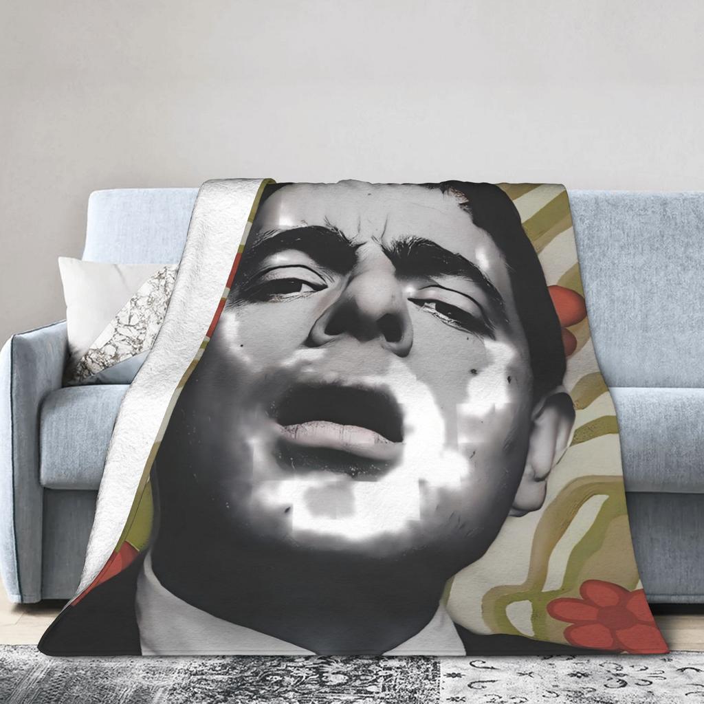 Mr Beans  Flannel Blankets Winter  Soft Durable Bedding Throws for Kids Adult Couch Bed Novelty Bedspread Sofa Bed Cover