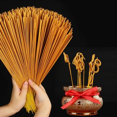 500 Stäbchen Natürliche Rauchlose Goldener Gott des Reichtums Rolle Geld Räucherstäbchen Anbetung Buddha Bambus Räucherstäbchen