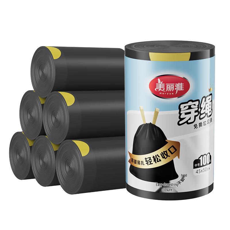 

Tear-Free Drawstring Trash Bags