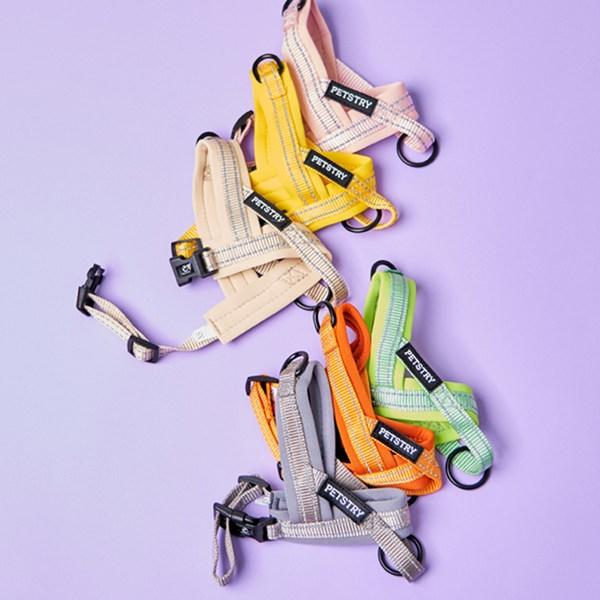 Petstree Dog Air Cushion Easy Walk Harness, GRAY