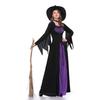 New Halloween cosplay female ghost witch witch costume purple long skirt set stage costume