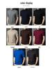 Men's Slim Fit Half-High Neck Wool Blend Knit Shirt - Short Sleeve, Fashionable, Versatile, Business Casual.